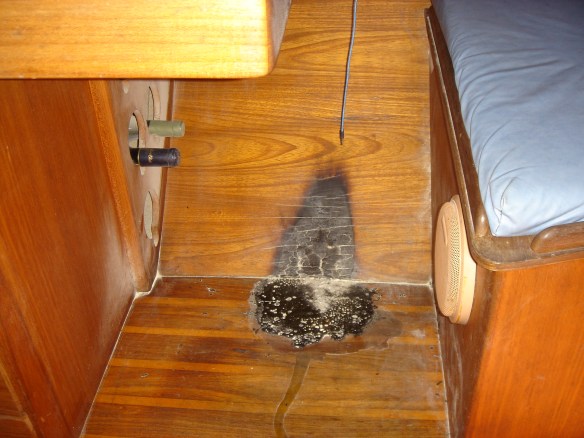 O estrago não foi tão grande, mas o susto foi.