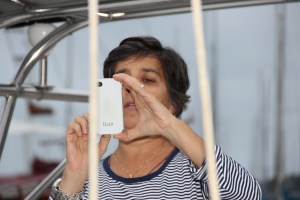 Clarice, meio gaúcha, meio carioca. Que grande companhia a bordo!