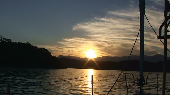 Chegando de volta à Ilha da Cotia.