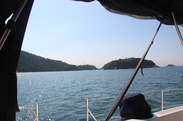 Ilha do Algodão - chegando à ilha da Cotia.