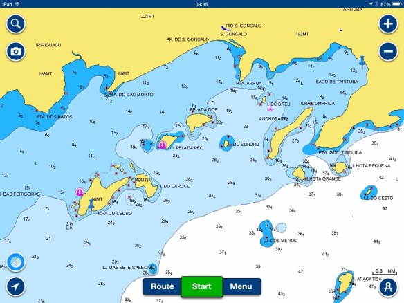 Localização no Navionics para quem quiser conhecer.